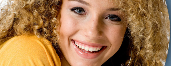 young woman smiling